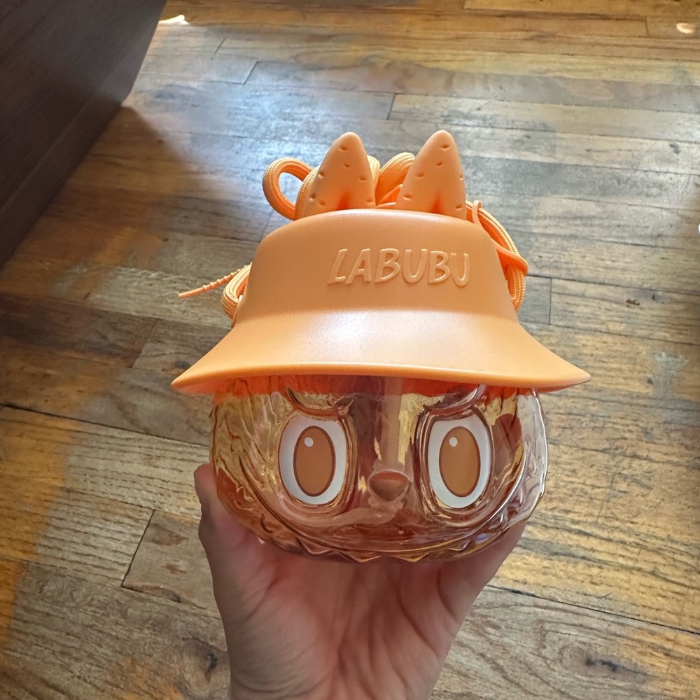 Honey orange authentic Labubu THE MONSTERS Wacky Mart Series-Tumbler